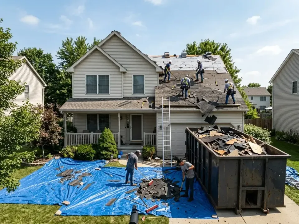 roof-replacement-debris-remova-004 — frequently asked questions, Cheapest Dumpster Rentals in Peru, IL